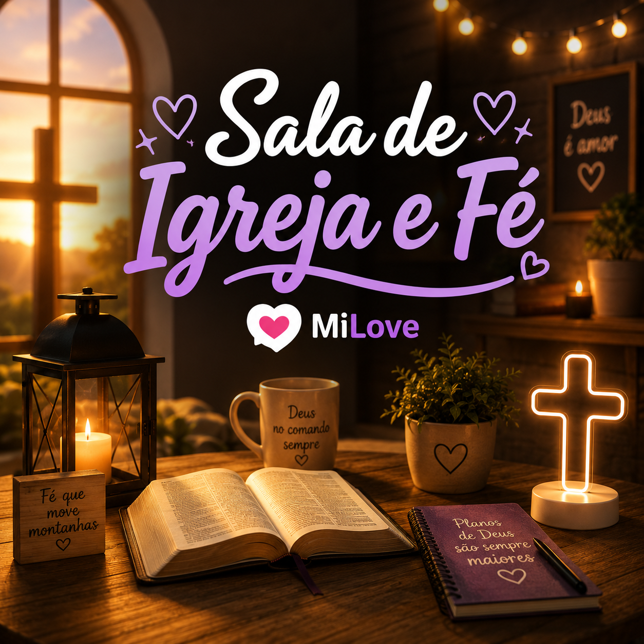 Sala Igreja e Fé - MiLove